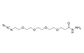 cas:2170240-96-5，Azido-PEG4-hydrazide HCl Salt，鹽酸疊氮-四聚乙二醇-肼鹽