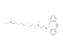 CAS號：2353410-00-9，DBCO-PEG12-acid， 二苯并環辛炔-PEG12-羧酸