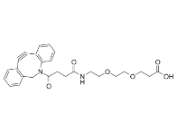 cas:2304558-25-4，DBCO-PEG2-acid，二苯并環(huán)辛炔-二聚乙二醇-羧酸