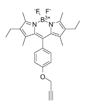 CAS號：1173281-82-7 ，BODIPY-X-Alkyne，氟化硼二吡咯-X-炔基