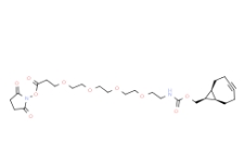  cas:1807501-86-5，endo BCN-PEG4-NHS ester， 環丙烷環辛炔-四乙二醇-N-羥基琥珀酰亞胺