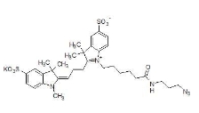 磺酸基-Cy3 疊氮化物 三乙胺鹽，Sulfo-Cy3 azide Et3N salt，CAS號(hào)：1658416-54-6