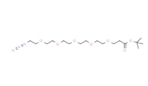 疊氮-五聚乙二醇-丙酸叔丁酯，Azide-PEG5-Boc，CAS號：1415800-41-7
