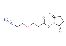 Azido-PEG1-NHS ester，cas:1807530-06-8，疊氮-一聚乙二醇-羥基琥珀酰亞胺