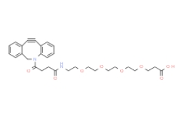 DBCO-CONH-PEG4-acid，cas:1537170-85-6，二苯并環(huán)辛炔-CONH-四聚乙二醇-羧酸