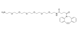 DBCO-PEG6-amine TFA salt，cas:2353409-98-8，二苯并環(huán)辛炔-六聚乙二醇-氨基 TFA salt