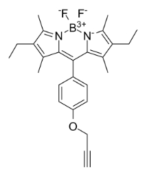 BODIPY-X-Alkyne，CAS號：1173281-82-7， 氟化硼二吡咯-X-炔基