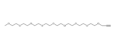 m-PEG8-O-alkyne，CAS號：880081-81-2 ，甲氧基-八聚乙二醇-炔基