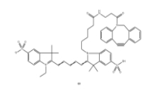 diSulfo-Cy5 DBCO(Methyl)，diSulfo-Cyanine5 DBCO(Methyl) ；cas:1394039-10-1； 二磺酸-Cy5-二苯并環辛炔(Methyl)