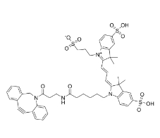 1782950-79-1；sulfo-Cyanine3 DBCO；水溶性菁染料Cy3 DBCO	