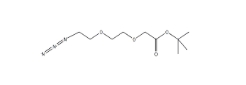 cas:251564-45-1，Azido-PEG2-CH2CO2-tBu，氨基-二聚乙二醇-乙酸叔丁酯