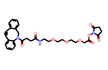 DBCO-PEG3-CH2CO-NHS ester，cas:2249926-63-2