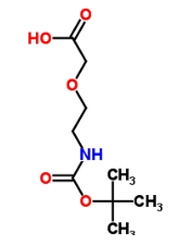 cas:142929-49-5，BocNH-PEG1-CH2COOH  ，Boc-5-氨基-3-氧雜戊酸